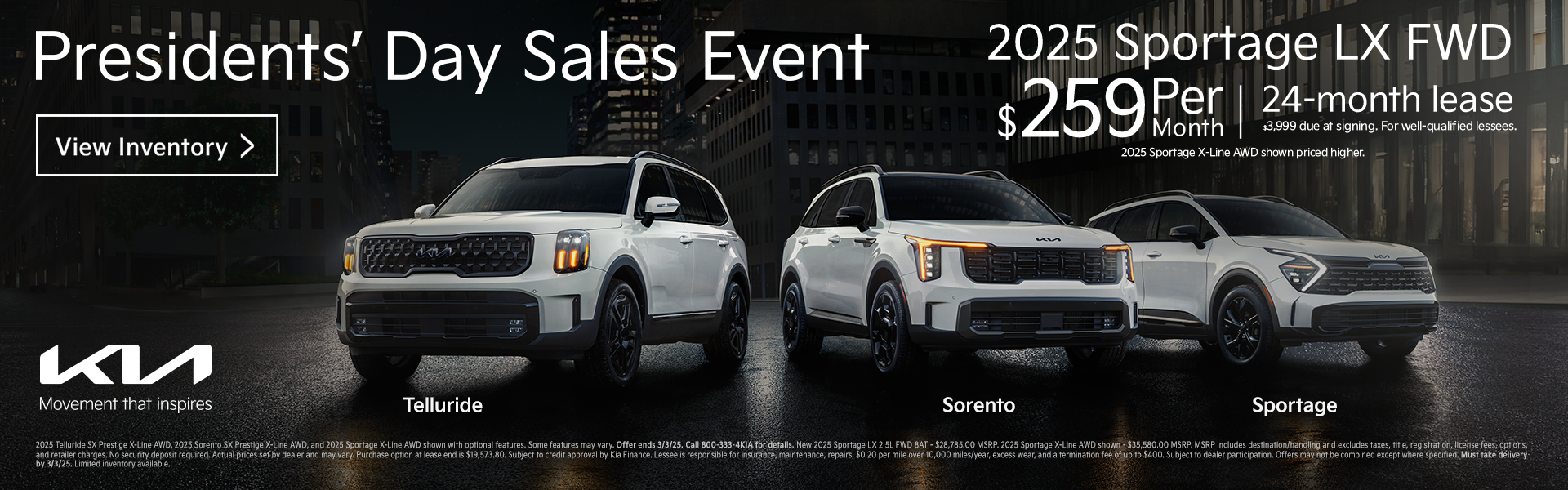 President's Day Sales Event