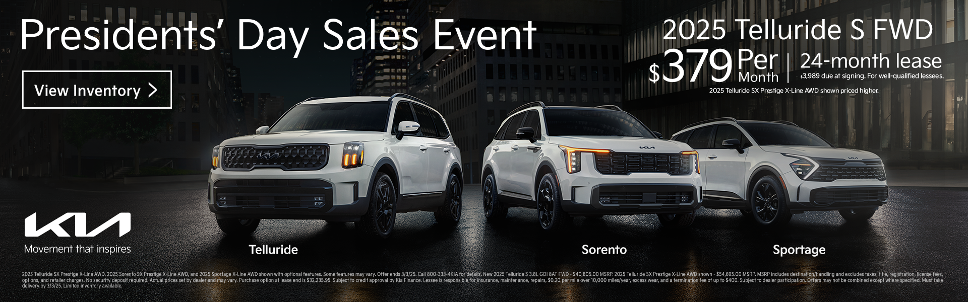 President's Day Sales Event